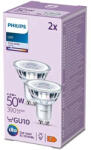 Philips 2x LED izzó készlet GU10 Spotlámpa 4.6W = 50W 390lm 4000K semleges PHILIPS (8719514452480)