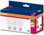 OSRAM 3PAK LED izzó E27 A60 4, 9W = 40W 470lm 3000K meleg 200° OSRAM ÉRTÉK (4058075628922)