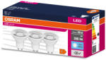 OSRAM 3PAK LED izzó GU10 4.5W = 50W 350lm 4000K semleges 60° OSRAM ÉRTÉK (4058075600126)