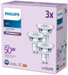 Philips 3x LED halogén izzó készlet GU10 PAR16 4.6W = 50W 390lm 4000K Semleges 36° PHILIPS (8719514451537)