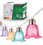 Masterled Napelemes LED girland fényfüzér 10LED 20lm 3000K Meleg fehér IP44 3, 8m Masterled (LVTSOL0546)