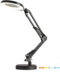 Kobi LED asztali lámpa 10W 500lm CCT 180° újratölthető fekete nagyítóval Kobi (KOBLAM0674)
