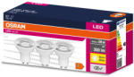 OSRAM 3PAK LED izzó GU10 4.5W = 50W 350lm 2700K meleg 60° OSRAM ÉRTÉK (4058075600065)