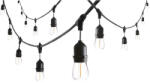 Masterled LED girland fényfüzér 15x E27 fekete IP44 15m Masterled (LVTOPR3520)