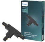 Philips T-csatlakozó egyfázisú LED világítósínekhez, fekete, Philips EasyLink (8721103040497)
