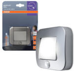 OSRAM Elemmel működő LED lépcsővilágítás mozgás- és alkonyérzékelővel 0.25W 4000K semleges 14lm ezüst IP54 NIGHTLUX Osram (4099854530852)