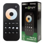 Ecolight RF érintős távirányító CCT V2 és V2-L vezérlőkhöz, 1 zónás, fekete RT2 Ecolight dimmer (ECOAKC0518)