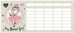 LIZZY Órarend LIZZYSULI mini 2 oldalas Tiny Dancer Lovely Ballerina (7740001003) - papir-bolt