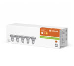 OSRAM 5x LED izzó PAR16 GU10 4.3W = 50W 350lm 2700K meleg fehér 36° LEDVANCE (4099854045752)