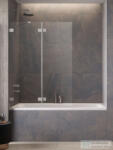 Radaway Essenza Pro PND II 140B balos kádparaván, szálcsiszolt króm 10102140-91-01L (10102140-91-01L)