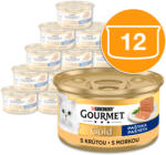 Gourmet Gold mousse macskáknak pulyka 12x85g