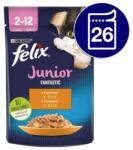 FELIX Fantastic Junior tasak kiscicáknak csirkével zselében 26x85 g