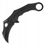 Mil-Tec Összecsukható Taktikai Karambit kés Mil-Tec Hawkbill G10 klipsszel Fekete (15301402)