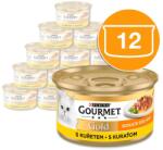 Gourmet eledel nedves csirke 0, 085 kg