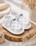 SuperBaby Sandalute albe cu piuitoare - Ursuleti