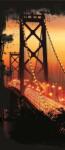 Consalnet Oakland Bay Bridge öntapadós poszter, fotótapéta (91 x 211 cm) (C1-422SKT)