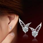  Angyalszárnyak fülbevaló whitegold