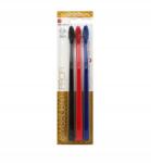 Swissdent Profi Colours fogkefék puha-közepes fekete, piros, kék 3 db (7640126196121)