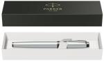 Parker Stilou Parker IM Royal Achromatic argintiu mat cu accesorii negru lucios (STIPARIMR619)