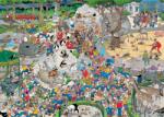 Jumbo - Puzzle Jan van Haasteren: Grădina zoologică XXL - 500 piese Puzzle