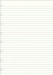 FILOFAX A5 Notebook refill - ruled paper white