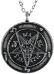 Leather & Steel Fashion choker Baphomet - LSF4 05