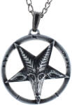 Leather & Steel Fashion Colier cu pandantiv Baphomet - LSF4 12