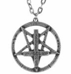 Leather & Steel Fashion choker Pentagram - LSF4 17