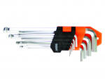 Gadget Set chei imbus cu bila medii "L" 9 pcs 1.5-10mm CR-V GD (390155) Cheie imbus