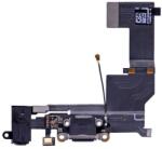 Apple iPhone 5S - Conector de Încărcare + Conector Jack + Microfon + Cablu Flex (Black), Black