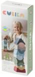 Cubika Jucarie din lemn, Cubika, Set constructii Turn 11 piese - Pastel (KR-16112)