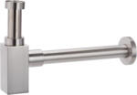 FDesign Sifon lavoar rectangular tip butelie Kleome din alama 1 1 4 x32 mm, nichel periat (FD7-202-77)