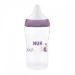 Nuk Sticla pentru bebeluși NUK Perfect Match cu control al temperaturii Hippo 260 ml
