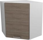 haaus Corp Superior Colt Lecce, Stejar Sonoma Inchis/Alb, 60 x 60 x 65 cm (LEC-019-SONI)
