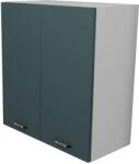 haaus Corp Superior Lecce, 2 Usi, Verde Petrol/Alb, 60 x 30 x 65 cm (LEC-015-VRD)