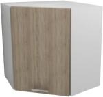 haaus Corp Superior Colt Lecce, Stejar Sonoma/Alb, 60 x 60 x 65 cm (LEC-019-SNM)