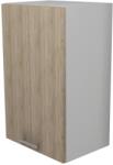 haaus Corp Superior Lecce, 1 Usa, Stejar Sonoma/Alb, 40 x 30 x 65 cm (LEC-014-SNM)