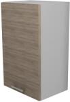 haaus Corp Superior Lecce, 1 Usa, Stejar Sonoma Inchis/Alb, 40 x 30 x 65 cm (LEC-014-SONI)