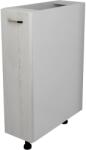 haaus Corp Baza Jolly Lecce, Pin Alb/Alb, 20 x 50 x 80 cm (LEC-010-PIN)