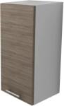 haaus Corp Superior Lecce, 1 Usa, Stejar Sonoma Inchis/Alb, 30 x 30 x 65 cm (LEC-013-SONI)