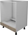 haaus Corp Cuptor Lecce, Stejar Sonoma/Alb, 60 x 50 x 80 cm (LEC-009-SNM)