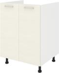 haaus Corp Masca Chiuveta Lecce, 2 Usi, Larice/Alb, 60 x 50 x 80 cm (LEC-005-LRC)