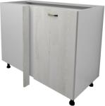 haaus Corp Baza Colt Lecce, Pin Alb/Alb, 98 x 50 x 80 cm (LEC-012-PIN)