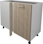haaus Corp Baza Colt Lecce, Stejar Sonoma/Alb, 98 x 50 x 80 cm (LEC-012-SNM)
