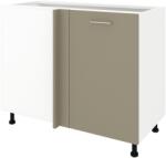 haaus Corp Baza Colt Lecce, Taupe/Alb, 98 x 50 x 80 cm (LEC-012-TPE)