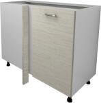 haaus Corp Baza Colt Lecce, Lemn Alb/Alb, 98 x 50 x 80 cm (LEC-012-LMN)