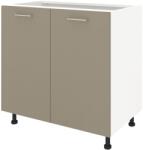 haaus Corp Baza Lecce, 2 Usi, Taupe/Alb, 80 x 50 x 80 cm (LEC-004-TPE)