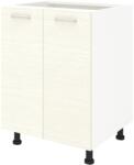 haaus Corp Baza Lecce, 2 Usi, Larice/Alb, 60 x 50 x 80 cm (LEC-003-LRC)
