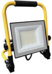 V-TAC Reflector LED V-TAC 50W 6500K cu stand si cablu 3 m, IP65, negru-galben (SKU-242196)