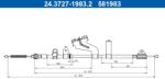 ATE Cablu, frana de parcare ATE 24.3727-1983.2 (24.3727-1983.2)